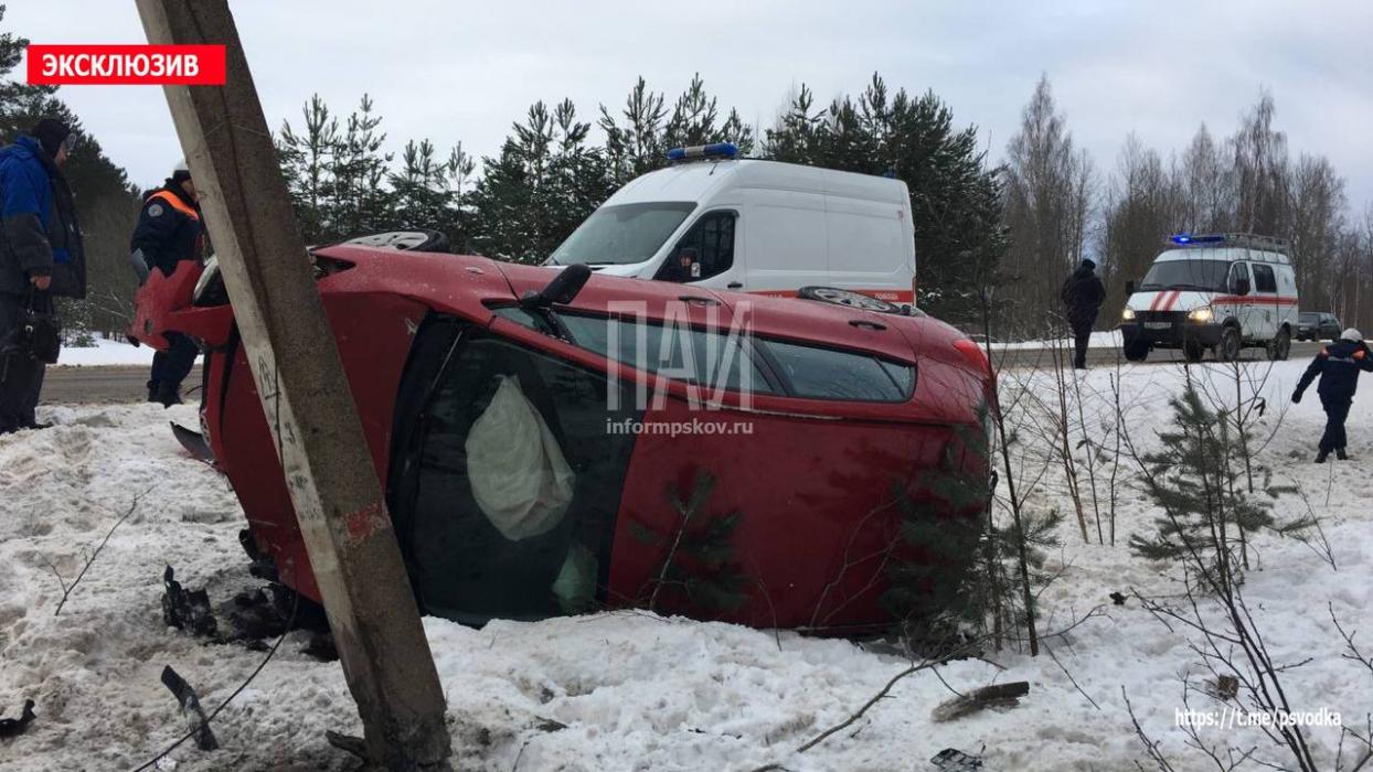 Пенсионерка пострадала в ДТП в Псковском районе 