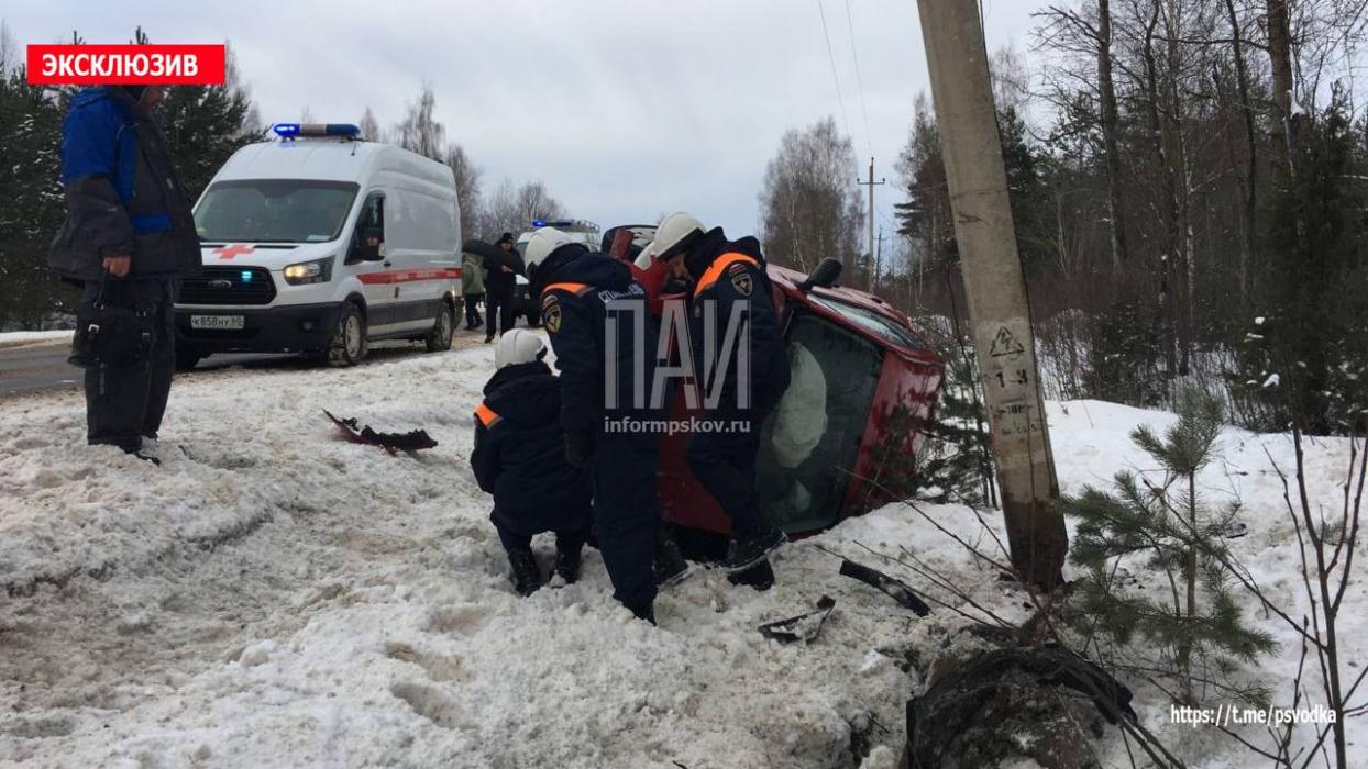 Пенсионерка пострадала в ДТП в Псковском районе 