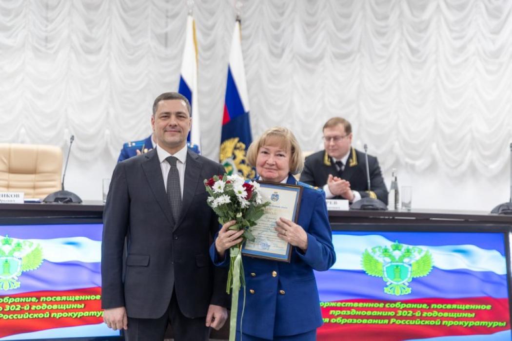 В Пскове наградили сотрудников прокуратуры