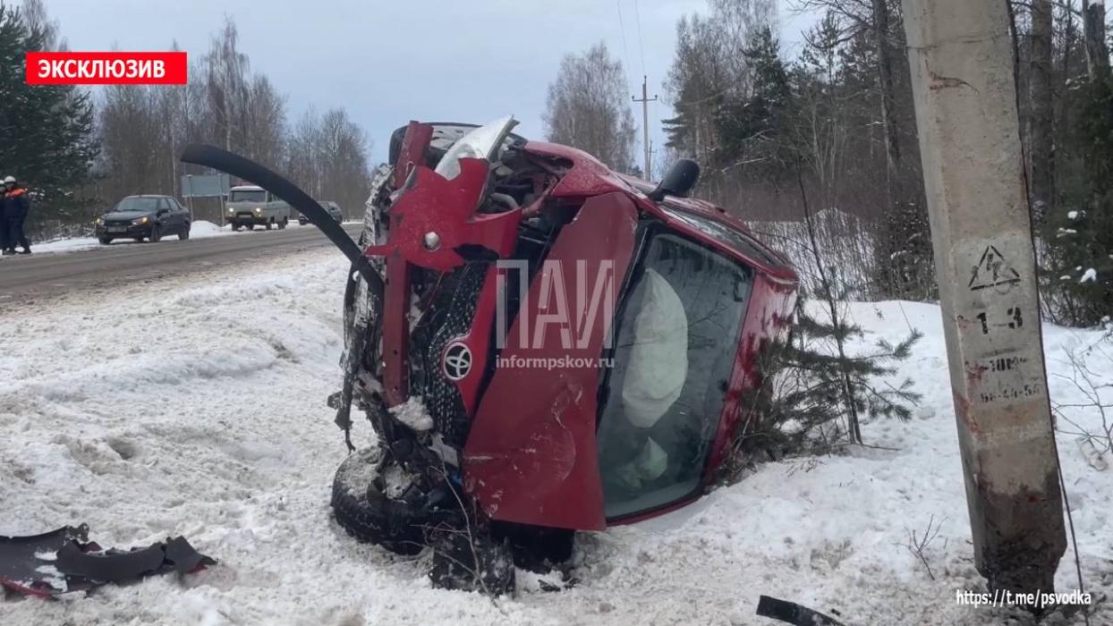 Пенсионерка пострадала в ДТП в Псковском районе 