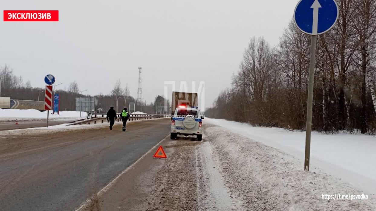 Водителя госпитализировали после ДТП с участием фуры в Невельском районе