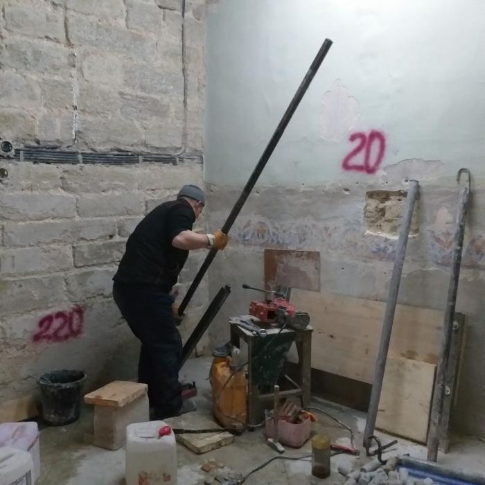 Реставрация Серафимовского придела Троицкого собора продолжается в Пскове