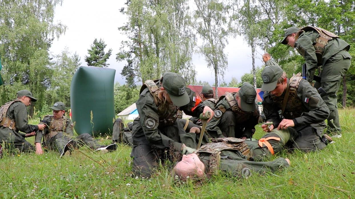 Курсанты центра «Воин» продемонстрировали навыки военной подготовки