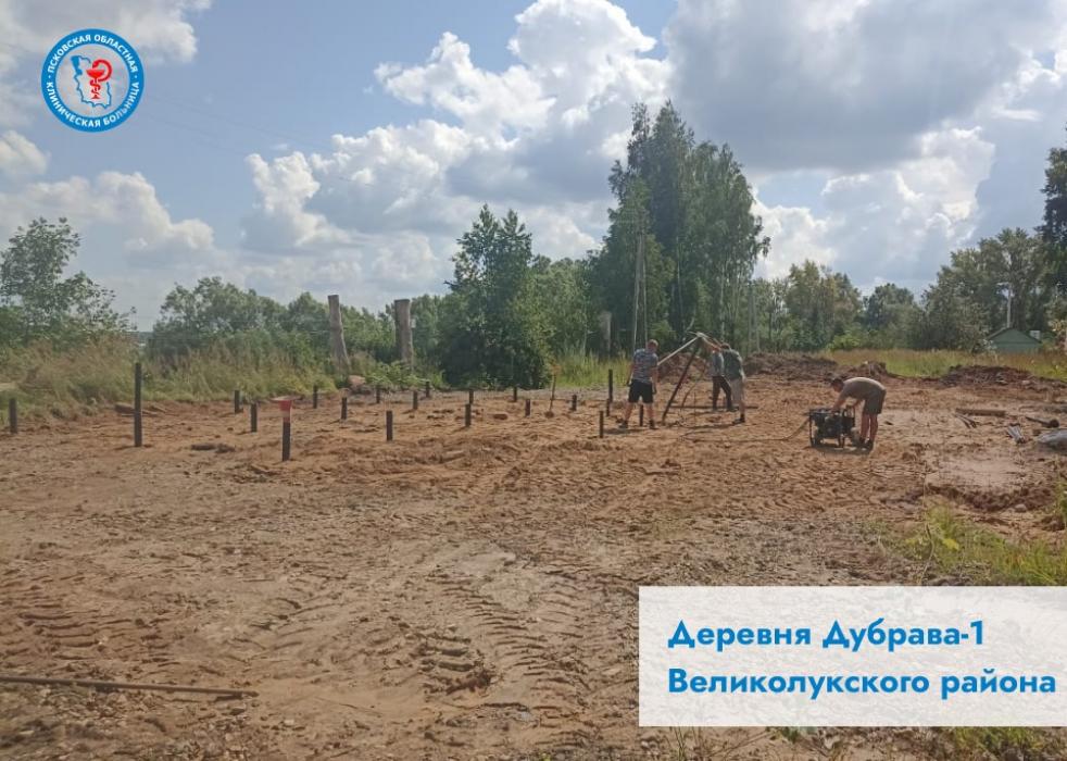 Четыре новых ФАПа возводят в деревнях Псковской области
