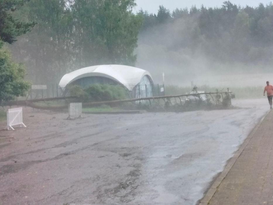 Непогода в Пушкиногорском округе