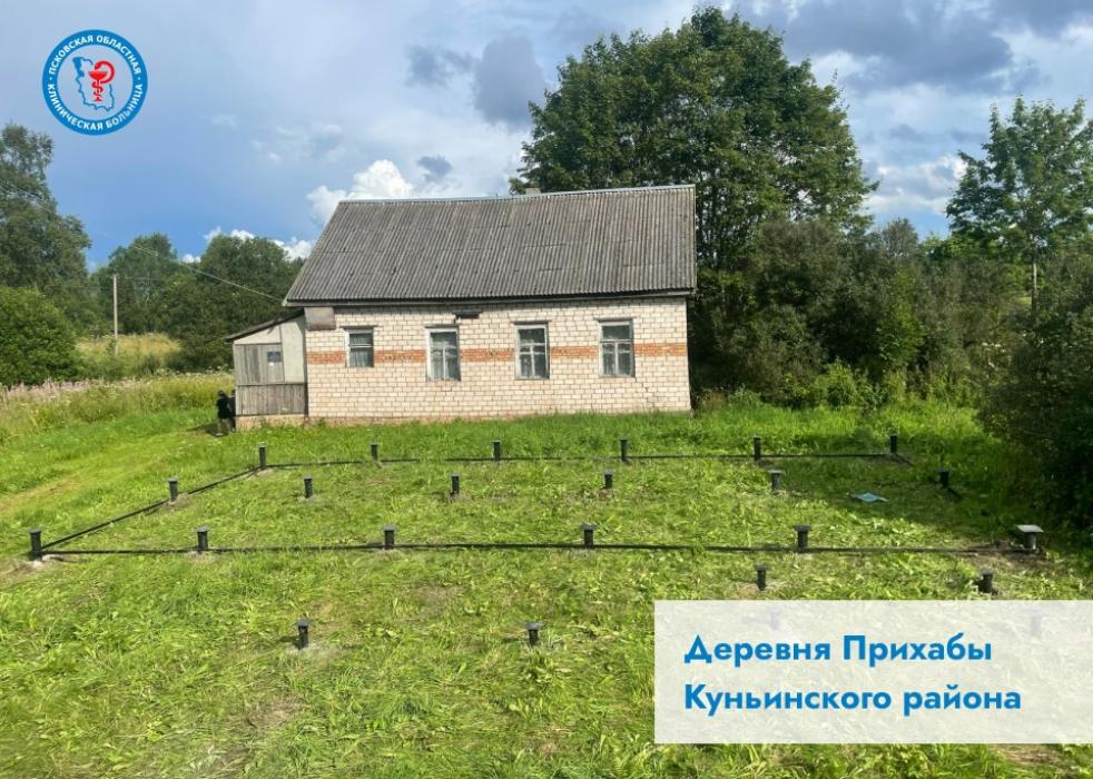 Четыре новых ФАПа возводят в деревнях Псковской области