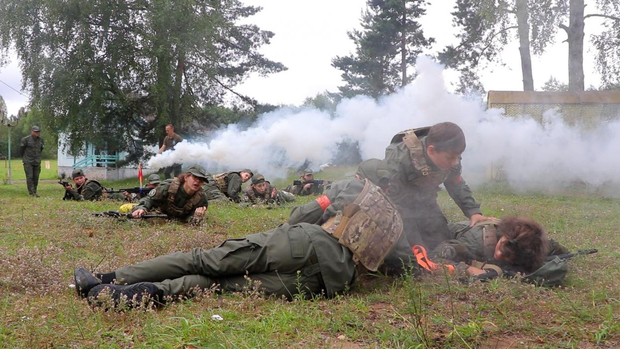 Курсанты центра «Воин» продемонстрировали навыки военной подготовки