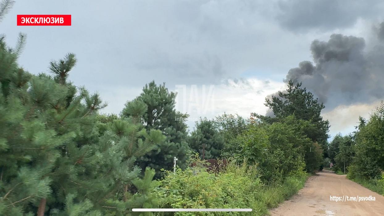 Возгорание произошло в одном из частных домов Псковского района