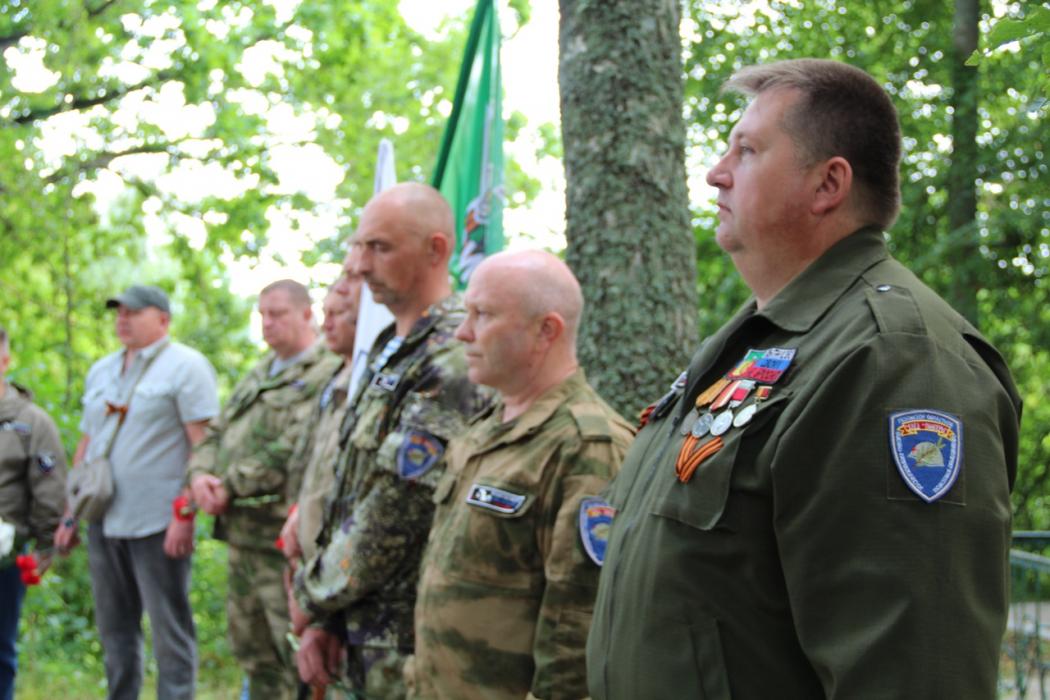 Траурный митинг в Пыталовском округе 