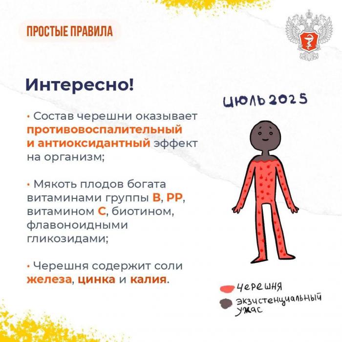 Сколько черешни можно съесть без вреда для здоровья