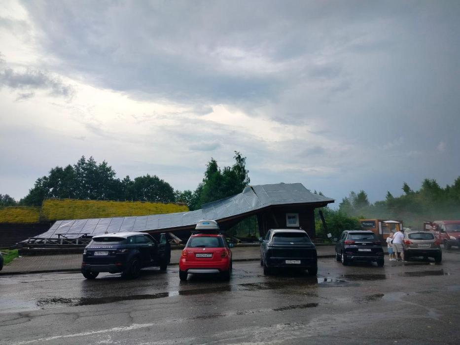 Непогода в Пушкиногорском округе