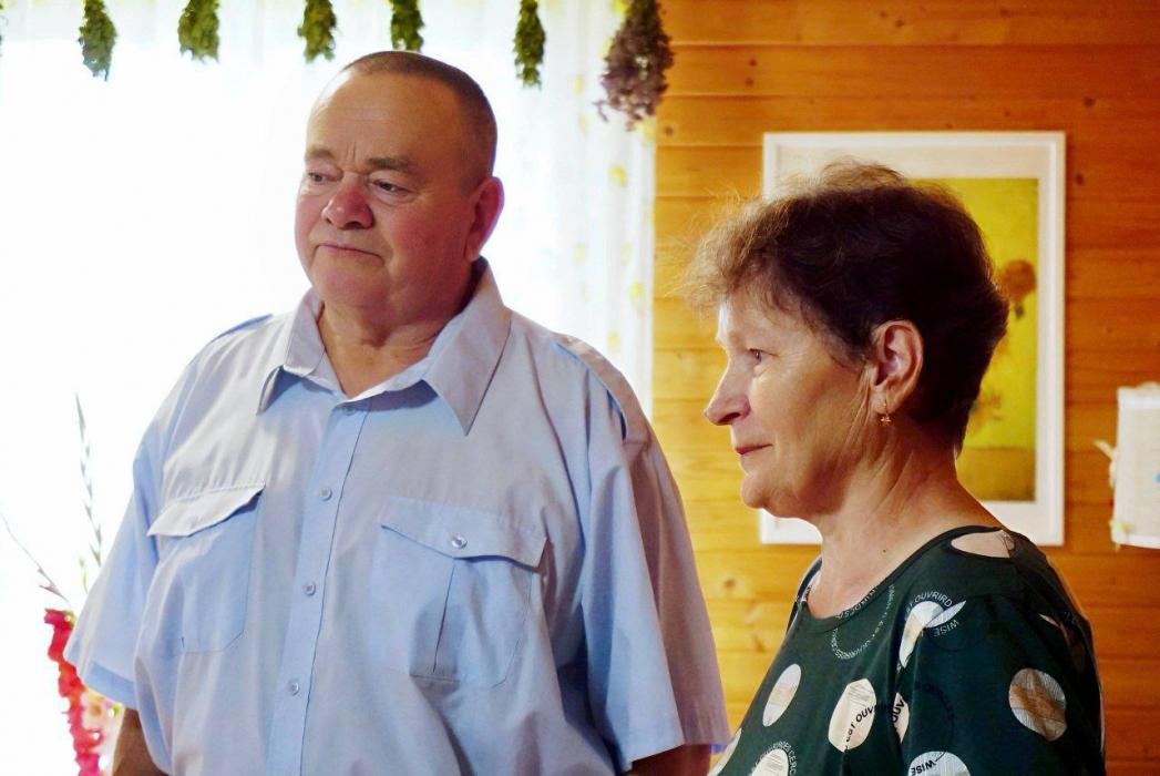 Супружескую пару из Пушкиногорского района наградили знаком «50 лет совместной жизни»