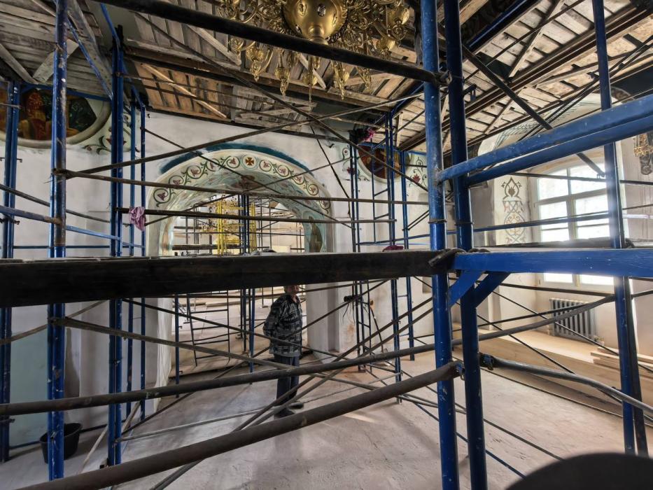 Реставрация церкви Сорока Севастийских Мучеников в Печорах