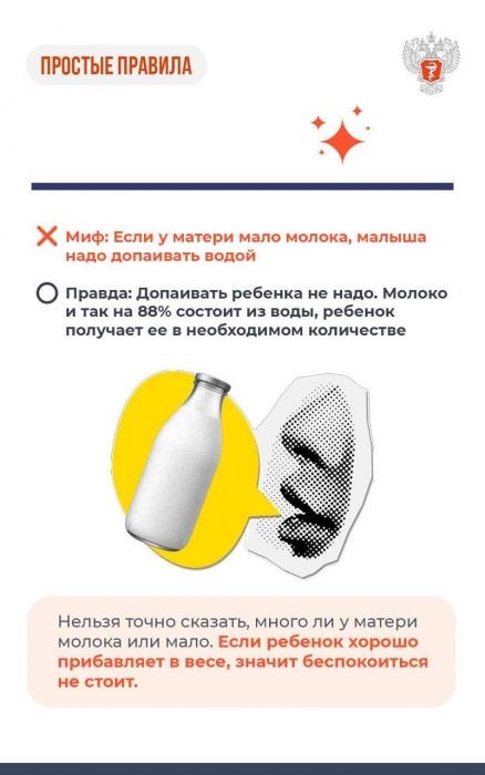 Мифы и правда о грудном вскармливании