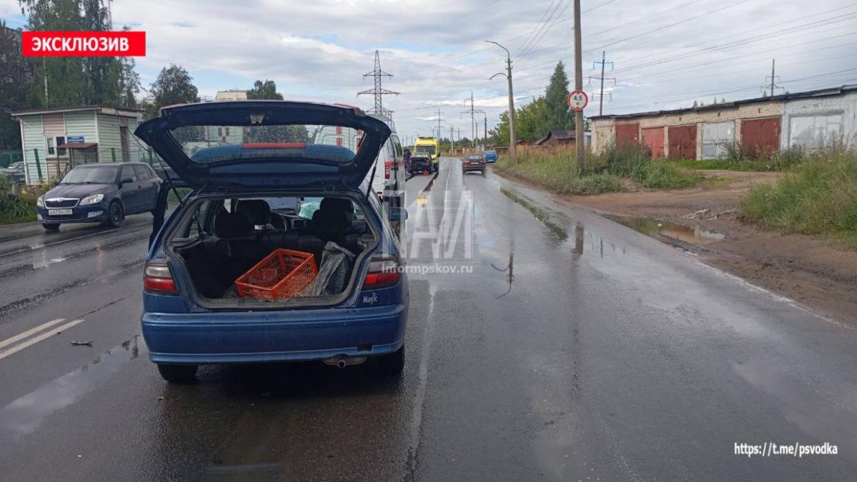 Ребенок пострадал в ДТП на улице Инженерной в Пскове