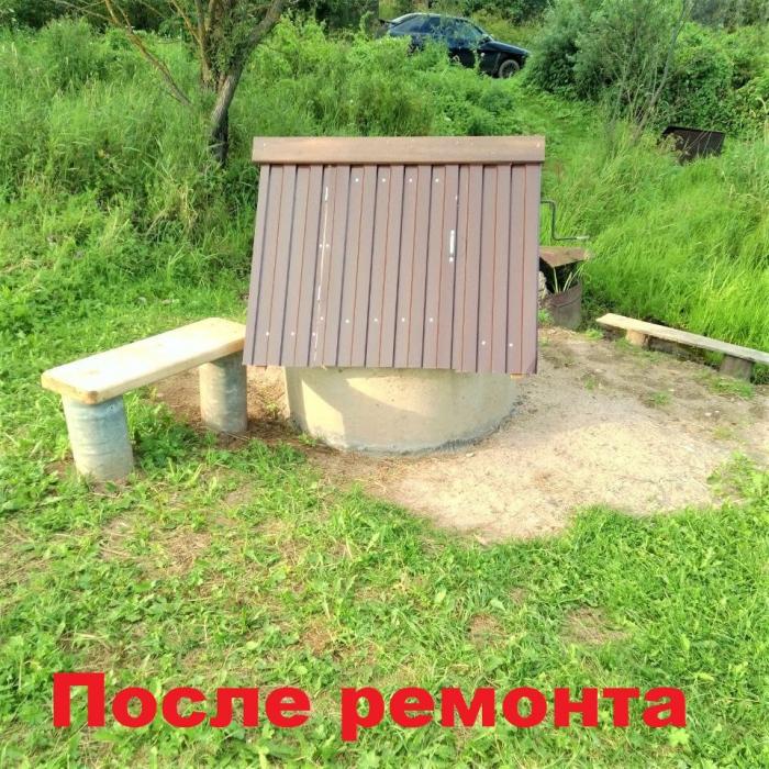 Колодцы отремонтировали в двух деревнях Куньинского района