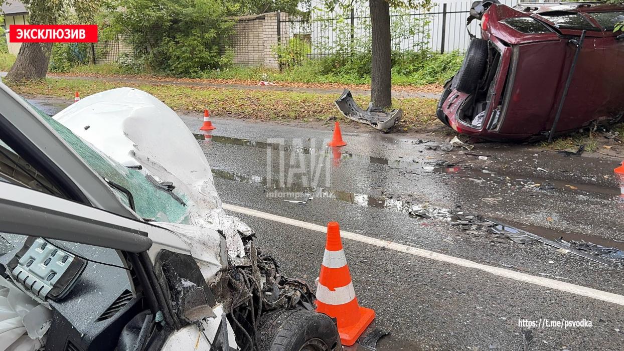 Два человека пострадали в ДТП на улице Советской Армии в Пскове