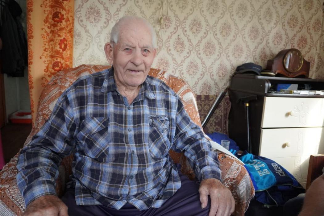 Поздравление ветерана с 95-летием 