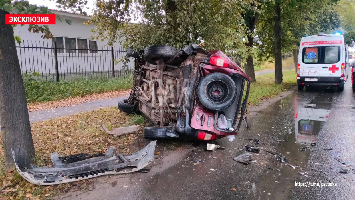 Два человека пострадали в ДТП на улице Советской Армии в Пскове