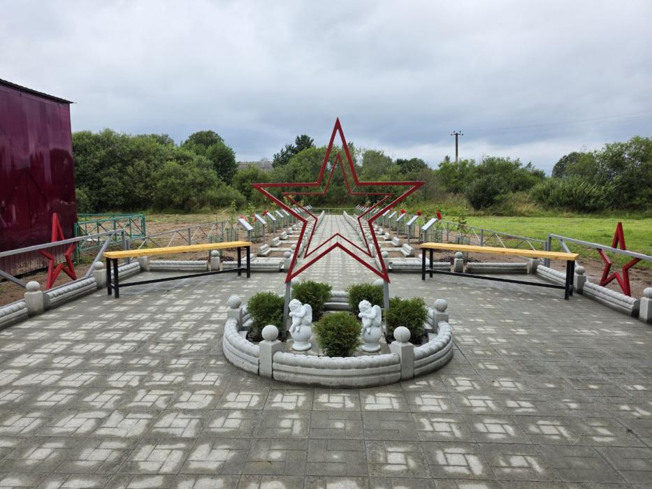 Сад Памяти открыли в Локнянском районе 
