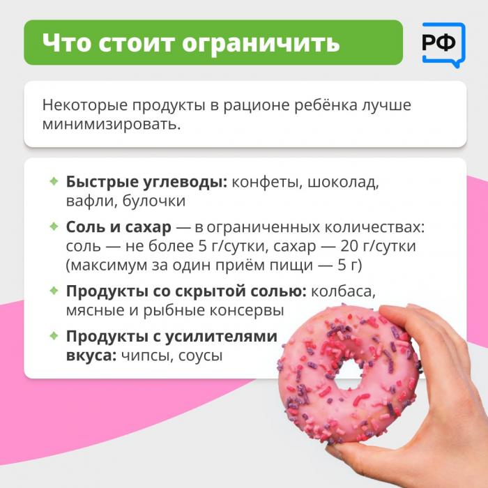 Правильное питание у детей