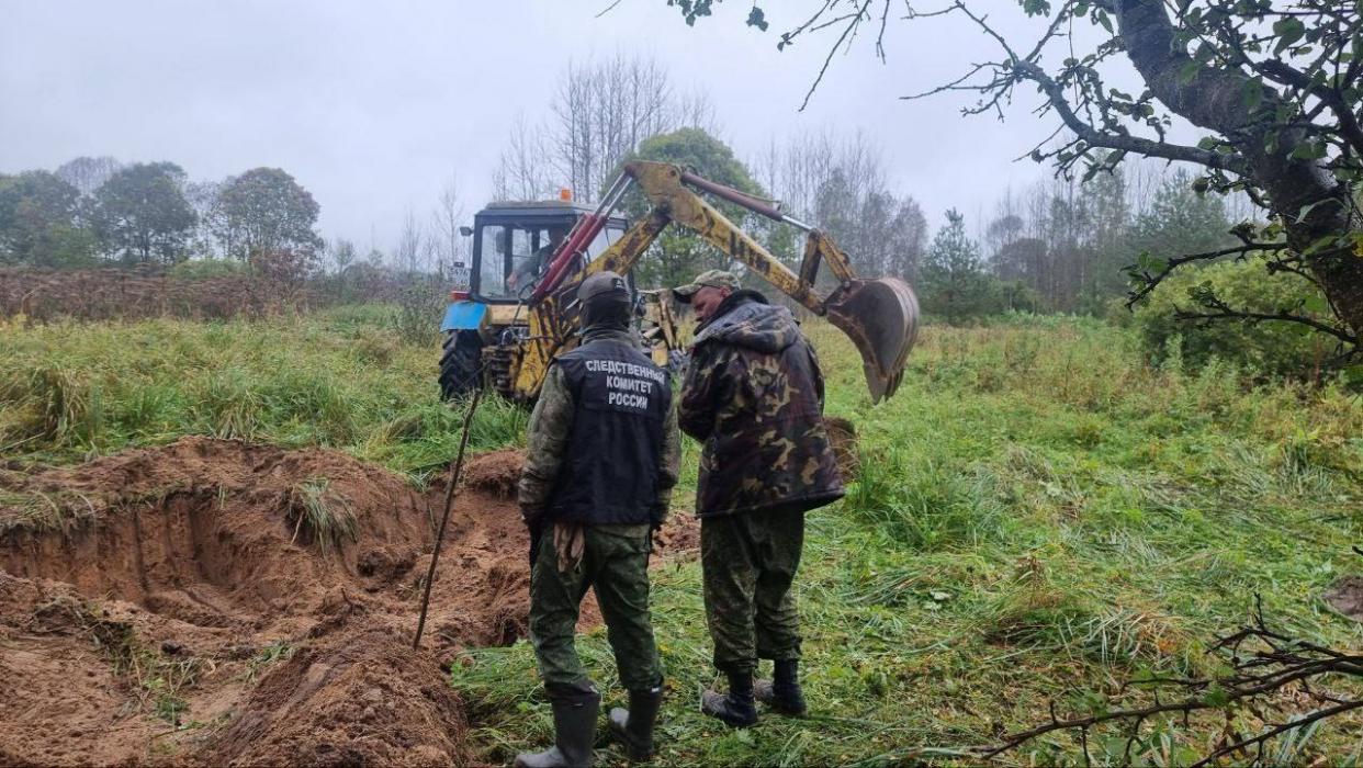 Под Псковом обнаружили захоронение времён войны