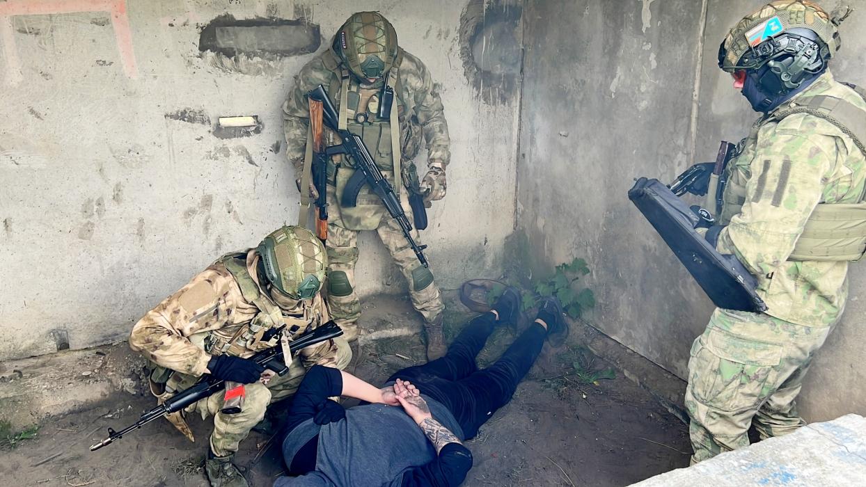 Учения по розыску сбежавших заключённых