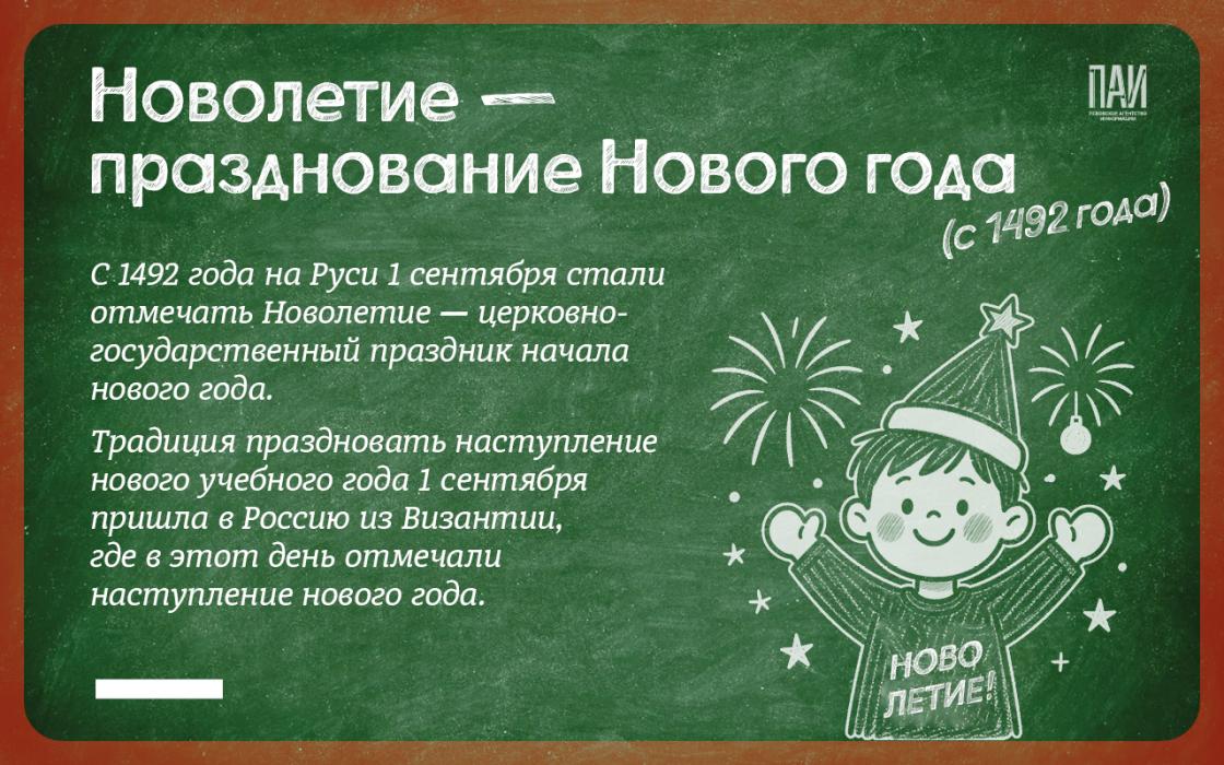 Исторические факты о 1 Сентября в России