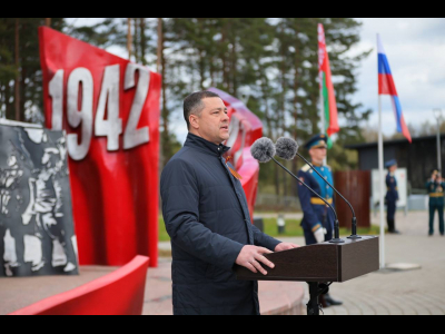 Торжественные мероприятия ко Дню Знамени Победы в Идрице