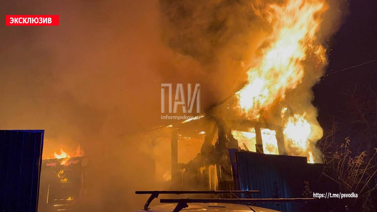 Пожар в Великих Луках 