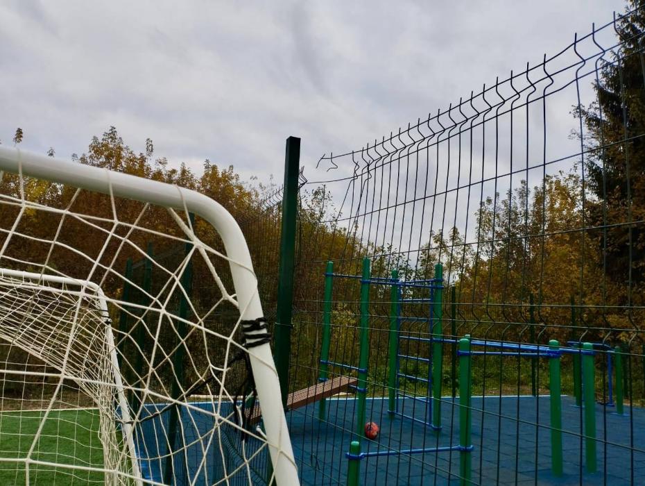 В Великолукском районе неизвестные повредили новую спортивную площадку