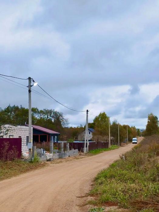 Придорожное освещение установили в нескольких деревнях Псковского района