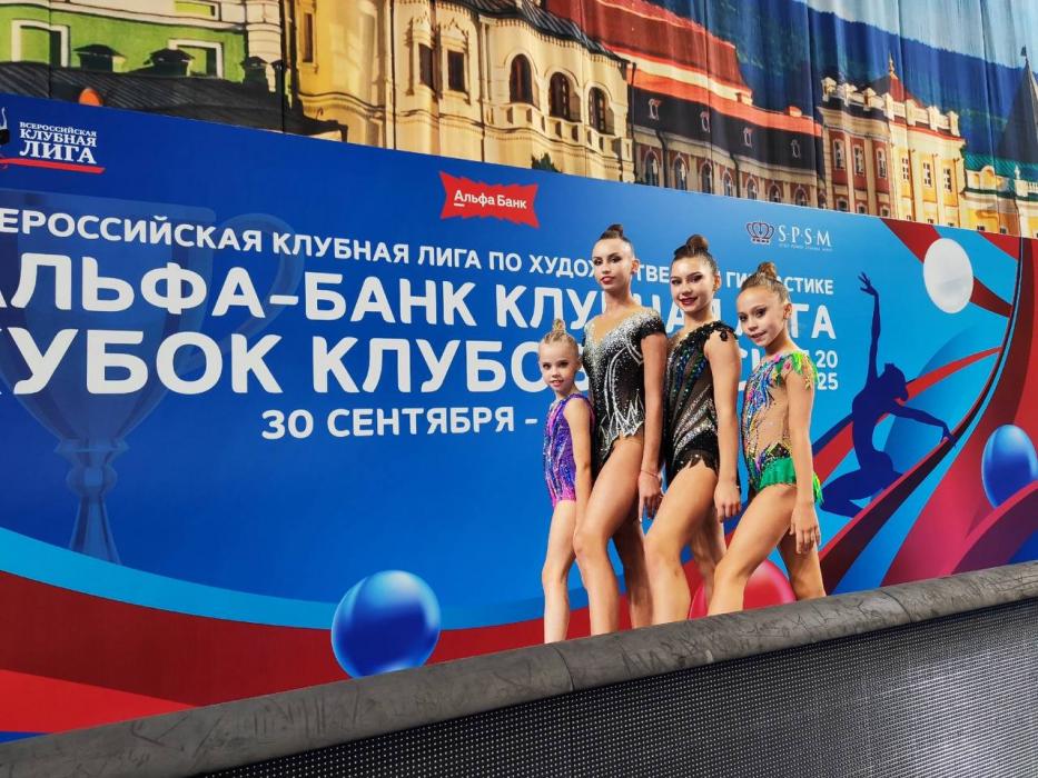 Восемь гимнасток из Псковской области выступают в Кубке клубов России