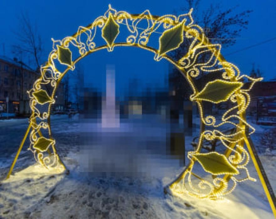 Арки, животные, фонтаны: псковичам показали, что украсит Псков к Новому году