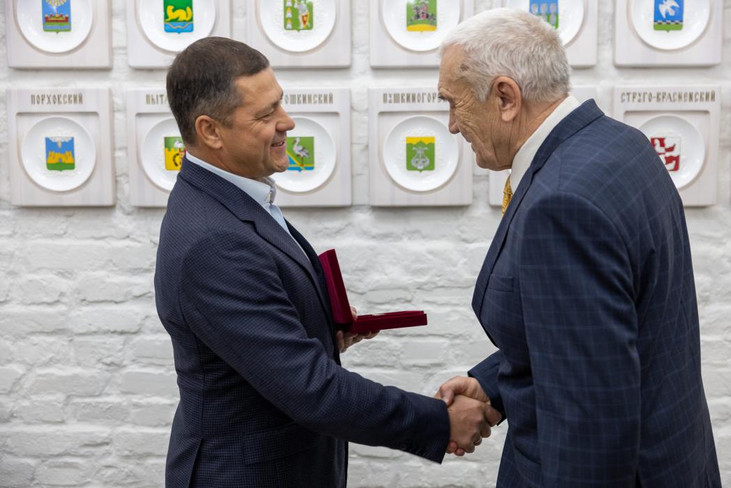 Вручение наград журналистам Псковской области 