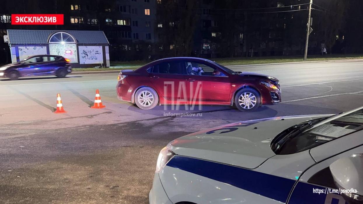 ДТП на Рижском проспекте в Пскове