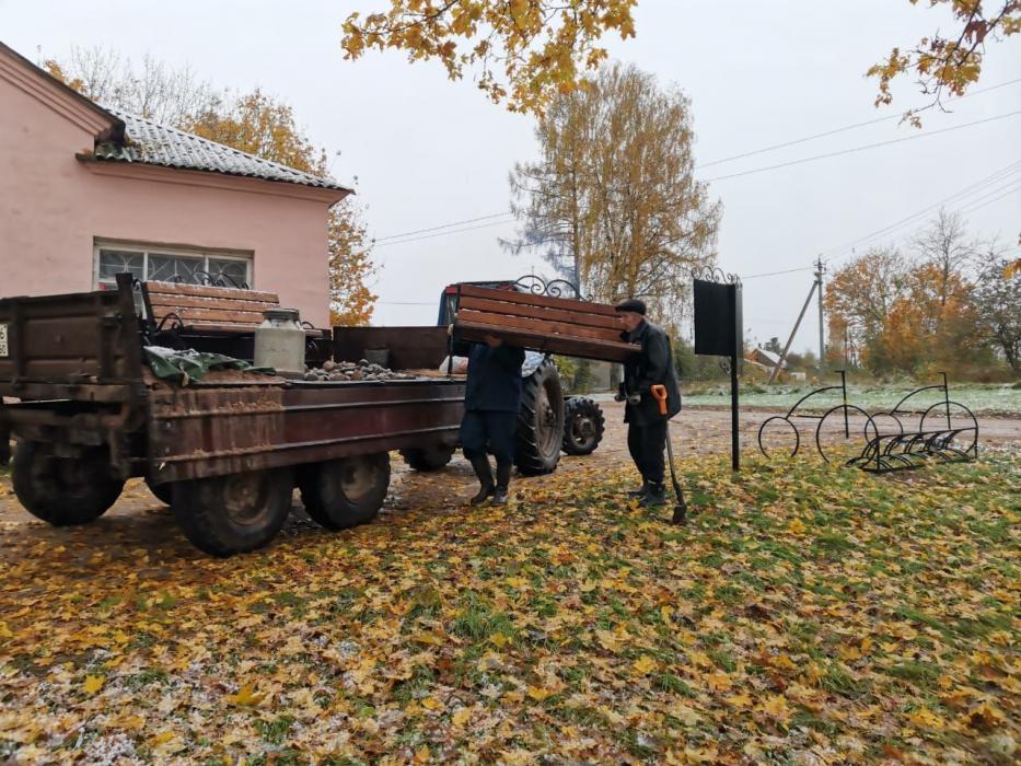 Послевоенный парк благоустроили в Красногородском районе благодаря ТОС