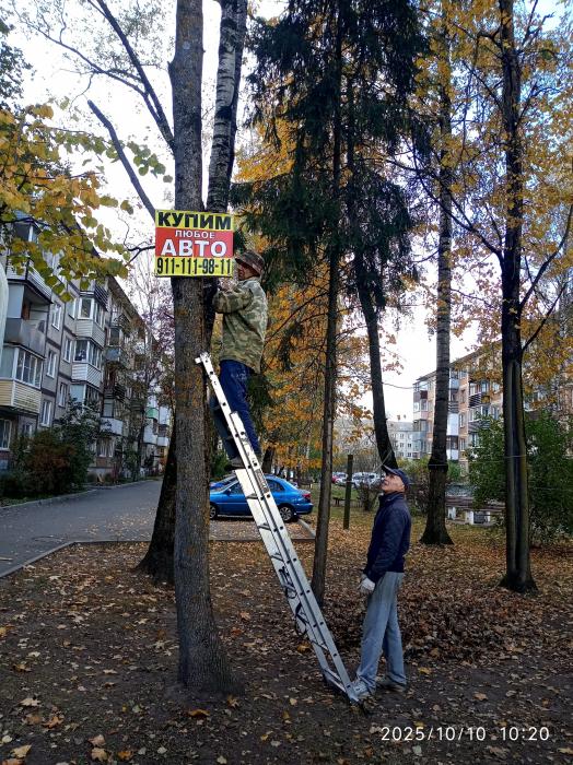 Демонтаж вывесок