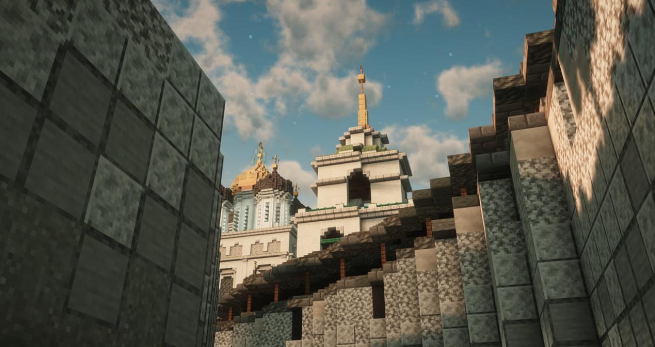 Псковский кремль и Довмонтов город воссоздали в Minecraft
