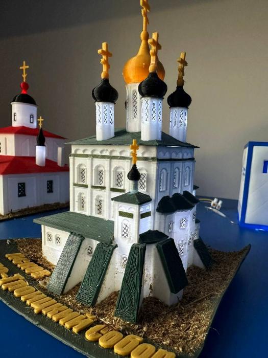 Миниатюры достопримечательностей Пскова