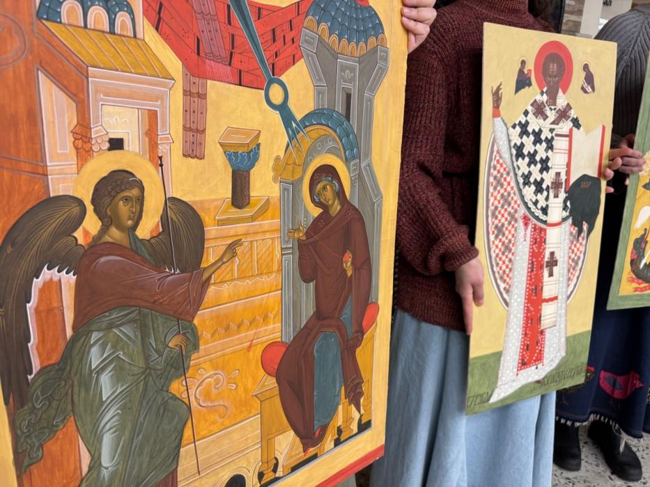 Студенты-иконописцы из Сергиева Посада прошли практику в Псковском музее