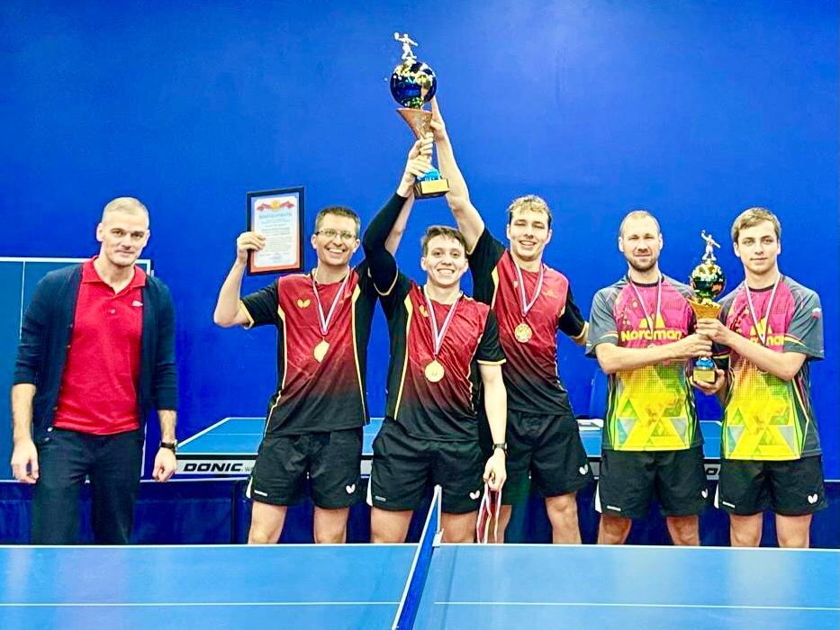 Два состава псковского клуба Nordman взошли на пьедестал чемпионата Санкт-Петербурга по настольному теннису