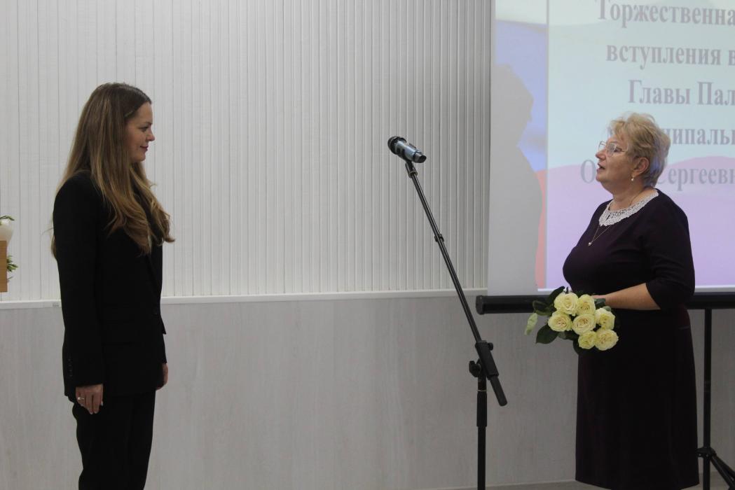 Торжественная церемония в Палкино 