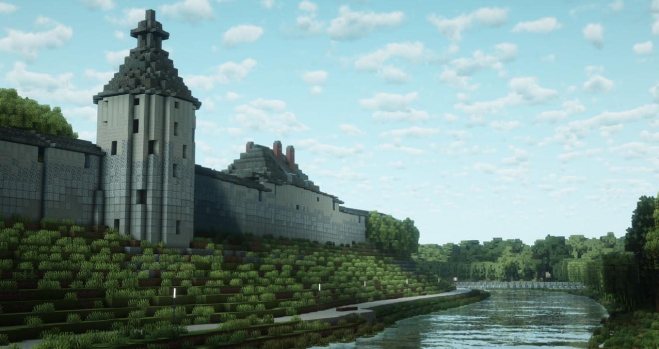 Псковский кремль и Довмонтов город воссоздали в Minecraft