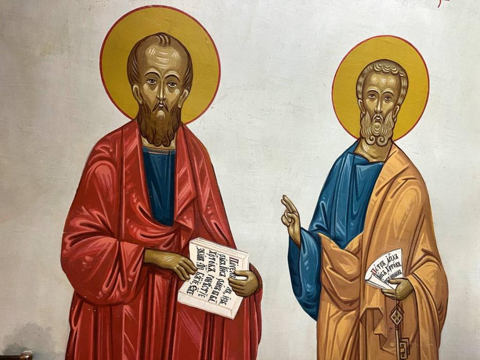 В Лазаревской церкви Псково-Печерского монастыря реставрируют настенную живопись
