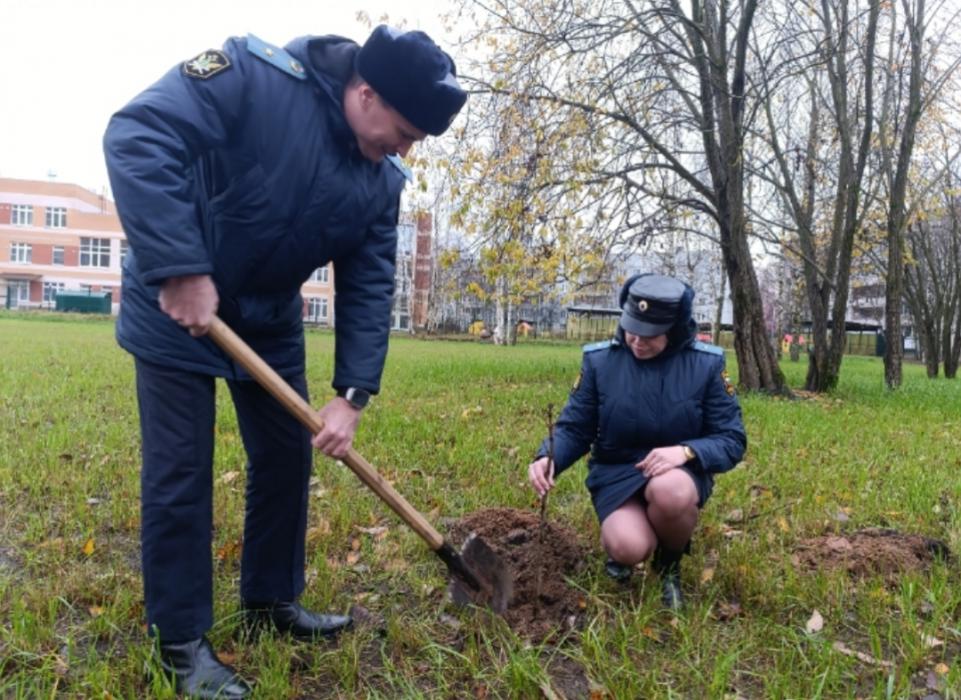 Памятная аллея к 160-летию института судебных приставов России 