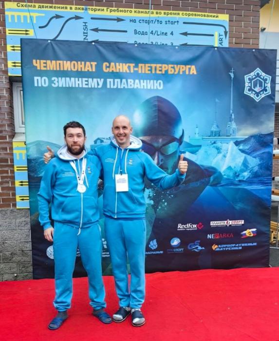 Пскович выиграл бронзу чемпионата Санкт-Петербурга по зимнему плаванию 