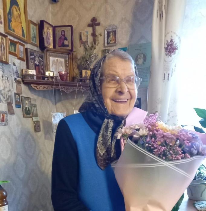 100-летний юбилей отмечает жительница Идрицы Клавдия Богданова