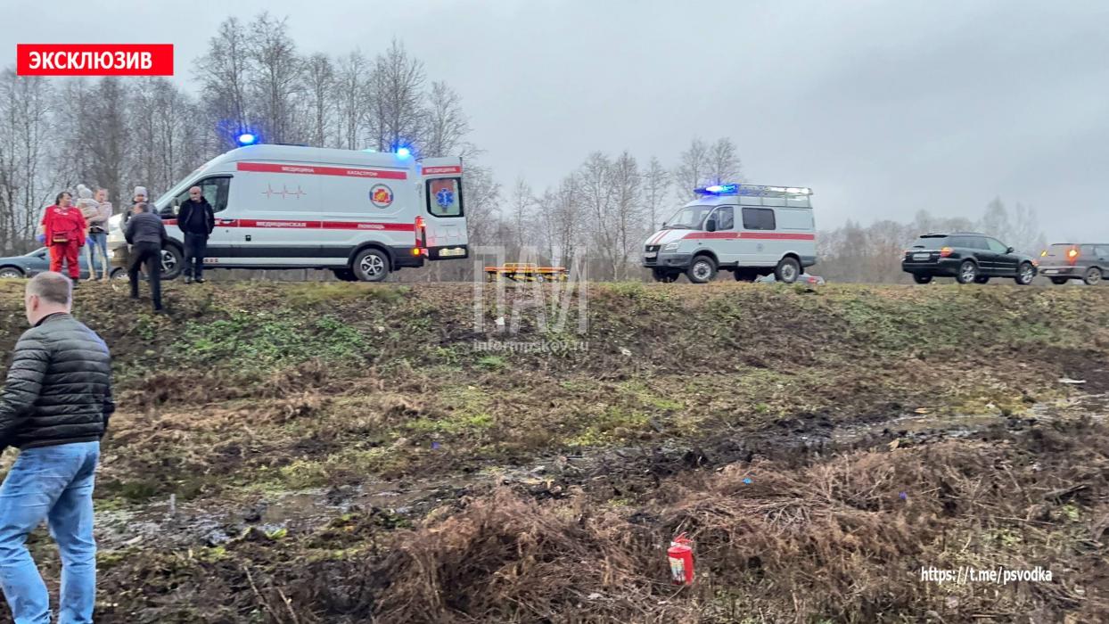 Три человека пострадали в ДТП в Псковском районе