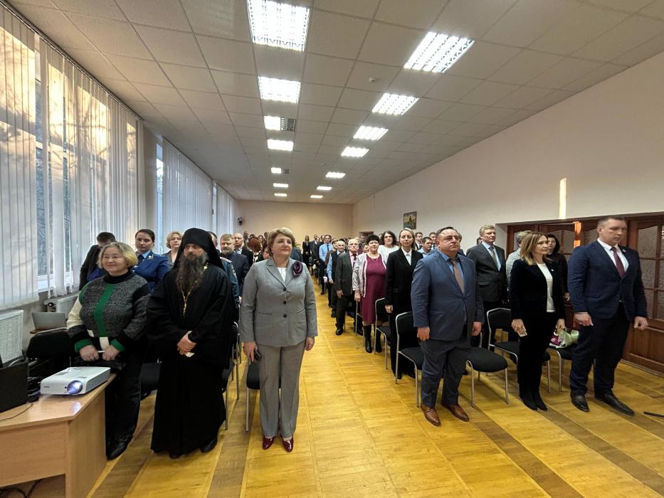 Торжественная церемония в Пушкинских Горах 